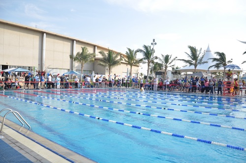 Step into the swimming pool and let the water do the magic - Island Recreation Club